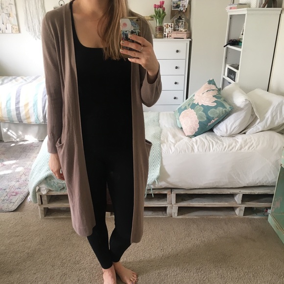 Beige “lazy day” long sweater - Picture 2 of 4